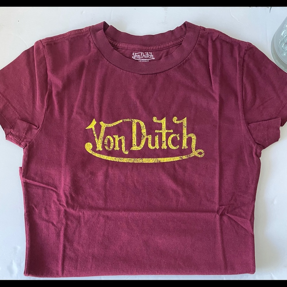 NWT Von Dutch logo tee
